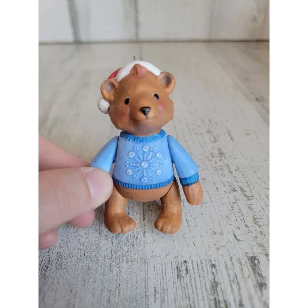 Hallmark hanging with Teddy ornaments Xmas